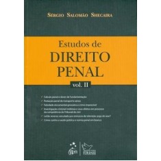 Imagem de Estudos de Direito Penal - Vol. II - Shecaira, Sergio Salomao - 9788530932381