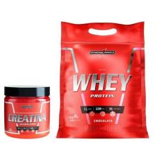 Imagem de Creatina Mono-Hidratada Integralmédica Hardcore - 300G + Nutri Whey Pr