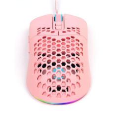 Imagem de Mouse Gamer Vx Gaming Void Com Led Rgb 7600 Dpi Rosa Com Cabo Usb 1.8