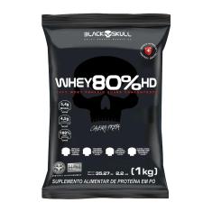 Imagem de Whey  Protein Concentrado 80% Hd - Caveira Preta Na Na Chocolate