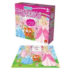 Imagem de Quebra-Cabeça Puzzle Princesas 60 Peças - Algazarra