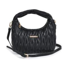 Imagem de Bolsa Tiracolo Matelassê Via Marte Alça de Mão Fixa e Alça Longa Ajustável B1-168-Feminino
