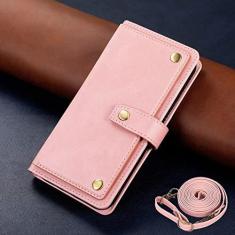 Imagem de Capa tipo carteira de luxo para Samsung Galaxy S8 S9 S10 S10E S20 S21 S22 Plus Ultra Note 20 8 9 10 S Bolsa de couro para celular, ouro rosa, para Galaxy S22