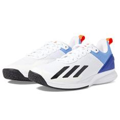 Imagem de adidas Tênis masculino Courtflash Speed, Branco/Preto/Preto, 37