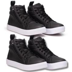 Imagem de Kit 2 pares Tênis Feminino Cano longo Sola Anti-Derrapante.-Feminino