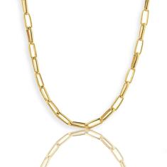 Imagem de Cordão Corrente Cartier 3Mm 60Cm Banhado A Ouro 18K