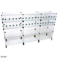 Imagem de Balcão Baleiro Modulado em Vidro - 1,80 x 1,10 x 0,40