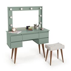 Imagem de penteadeira camarim strass 120CM luxo infantil/adulto maquiagem