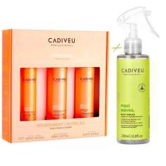 Imagem de Kit Cadiveu Nutri Glow Trio 200ml +Leave In Maxi Waves Ondas - Cadiveu