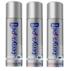 Imagem de Kit 3 Antisséptico Aerossol s/ Perfume Tenys Pé Baruel 150ml