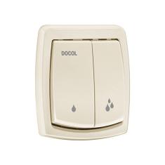 Imagem de Acabamento Para Válvula De Descarga Salvágua Box Bege Docol