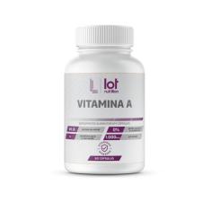 Imagem de Vitamina A 1.000Mcg 60 Cápsulas Lot Nutrition