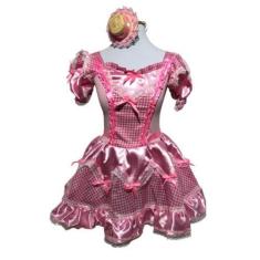 Imagem de Fantasia Vestido Junina Capiria Luxo Orquídea Infantil - Festalinda