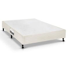 Imagem de Cama Box Base Universal Casal Poli Tecido Clean (138X188x23) - Castor