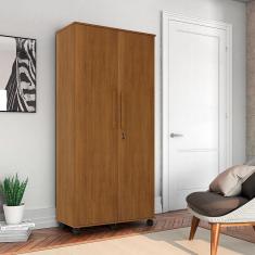 Imagem de Roupeiro com 2 Portas Solteiro Gold Amêndoa