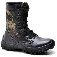 Imagem de Coturno Bota Tênis Infantil Kids Adventure Militar Tatico Camuflado - 
