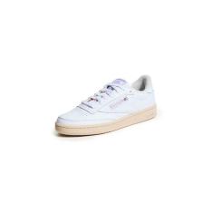 Imagem de Reebok Tênis feminino Club C 85 Vintage, Branco/giz/lilás infundido, 38