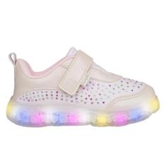 Imagem de Tênis Infantil Pampili Liz Luz 682.042 Led Glitter e Strass-Feminino