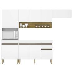 Imagem de Armário de Cozinha 4 peças Balcão sem Tampo 150cm Lina14 K02 Supremo/F