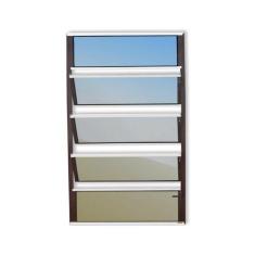 Imagem de Janela De Alum nio Basculante 100x80cm Vidro Espelhado Plus B