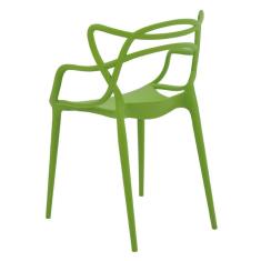 Imagem de Kit 4 Cadeiras Decorativas Sala e Cozinha Feliti (PP) Verde - Gran Belo