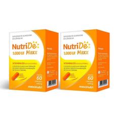 Imagem de Kit 02 Nutride Vitamina D 1.000 Ui Com 60 Capsulas Maxinutri