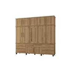 Imagem de Guarda Roupa Triplex Diamante Nature - Fabri Móveis