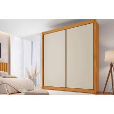 Imagem de Guarda Roupa Casal 2 Portas e 4 Gavetas Zurique Flex Peroba/Peroba ou Off White - Europa