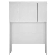 Imagem de Guarda Roupa Rizon Módulo Aéreo Casal 4 Portas Novo Horizonte Cor Bran