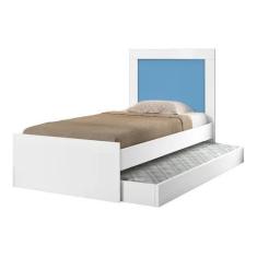 Imagem de Bicama Solteiro C/ Auxiliar Luara P/ Colchões 188x88cm - Lv - LV MÓVEI