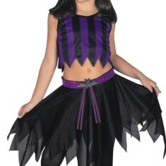 Imagem de Fantasia Infantil Vampira Morcego P Halloween Sulamericana