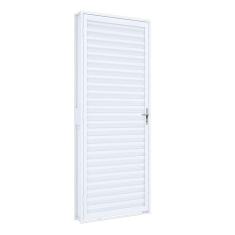 Imagem de Porta de Aço de Giro Laminada 215x60cm Riobras Branco