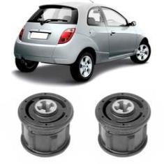 Imagem de Par Bucha Eixo Ford Ka 97 a 2007 Traseiro Motorista Passageiro Axios