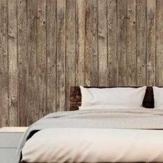 Imagem de Papel de Parede Adesivo Madeira Rústica 59982855 Rolo0,58x3M