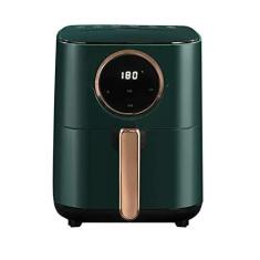 Imagem de Fritadeira de ar, sem fumaça oleosa, 5L de grande capacidade, fritadeira elétrica com tela de toque doméstica, máquina de batatas fritas, desligamento automático, verde hopeful