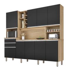 Imagem de Cozinha Compacta - com armários, balcões, nichos e adega Barcelona 