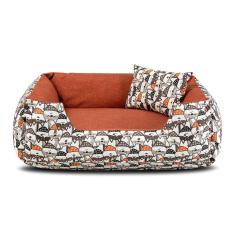 Imagem de Cama de Cachorro Impermeável Dupla Face Lola 65x50 Bolt Capuccino
