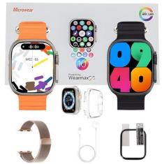 Imagem de Smart Watch W69 Ultra Max Microwear Kit C/Pulseira Extra Pelicula Case