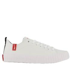 Imagem de Tênis Coca Cola Houston Leather Feminino Branco e Vermelho