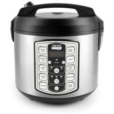 Imagem de Panela de Arroz Elétrica 5L Multifuncional com Desligamento Automático, 110v, AROMA HOUSEWARES ARC 5000SB, Preto