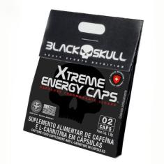 Imagem de Xtreme Energy Caps Display C/ 24 - Black Skull