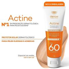 Imagem de Kit Actine Protetor Solar Cor Fps60 +Gel Limpeza 40G -Darrow