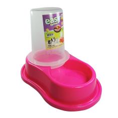 Imagem de Bebedouro Rosa Automático Para Cães E Gatos Antiformiga