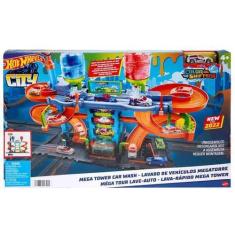 Imagem de Pista Hot Wheels City Lava Rápido Mega Torre Hdp05 Mattel