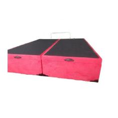 Imagem de Cama Box Ba  King Bipartido Suede Vermelho Com Pist o A G s