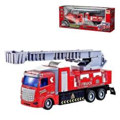 Imagem de Caminhao Controle Remoto Carrinho Bombeiro Carro Estilo - Dm Toys
