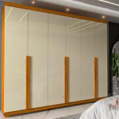 Imagem de Guarda Roupa 6 Portas Imperatriz Naturale Off White - Gelius