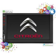 Imagem de Central Multimidia 2 Din Mp5 Carplay Android Auto Wifi Citroen - First