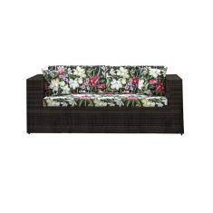 Imagem de Sofá 3 Lugares para Jardim em Junco Camburiú - Café