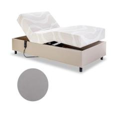 Imagem de Cama Solteiro Centauro Facto Slip Prata 97x205x64 cm Sem Fio - Pilati